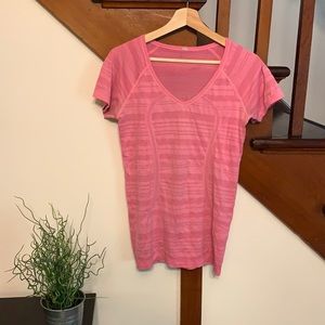 Pink Lululemon V Neck